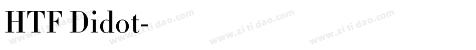 HTF Didot字体转换